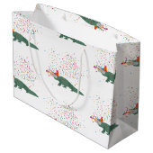 Alligator Crocodile - Dieren met partij Groot Cadeauzakje (Achterkant Gekanteld)