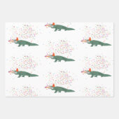 Alligator Crocodile - Dieren met partij Inpakpapier Vel (Voorkant 2)