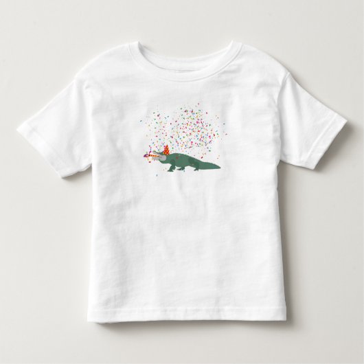 Alligator Crocodile - Dieren met partij Kinder Shirts (Voorkant)