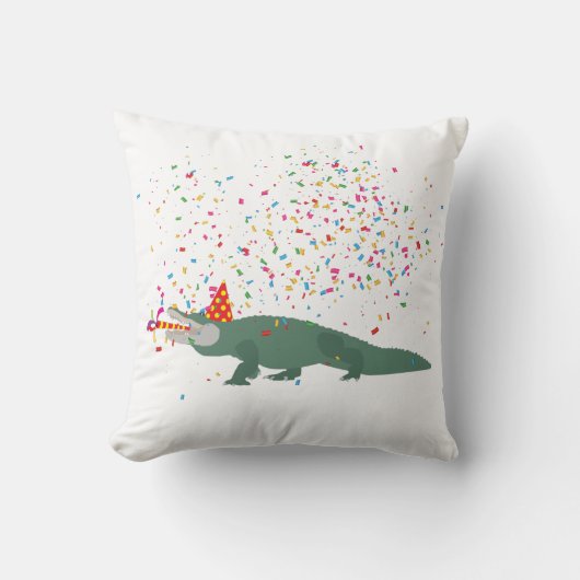 Alligator Crocodile - Dieren met partij Kussen (Voorkant)