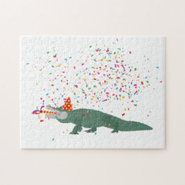 Alligator Crocodile - Dieren met partij Legpuzzel