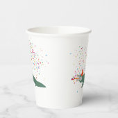 Alligator Crocodile - Dieren met partij Papieren Bekers (Links)