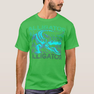 Alligator Crocodile Gator Retro Alligator Gift T-shirt