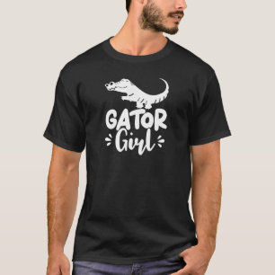 Alligator Crocodile Kinder Gator Girl T-shirt