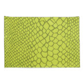 Alligator Crocodile Moderne Groene Leuke Slaapkame Kussensloop (Achterkant-Rechts)