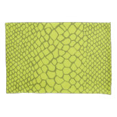 Alligator Crocodile Moderne Groene Leuke Slaapkame Kussensloop (Voorkant-Links)