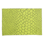 Alligator Crocodile Moderne Groene Leuke Slaapkame Kussensloop (Voorkant-Rechts)