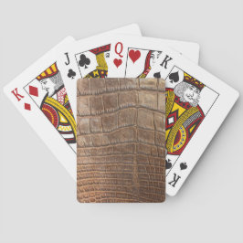 Alligator Crocodile Wild Exotic Animal Print Pokerkaarten
