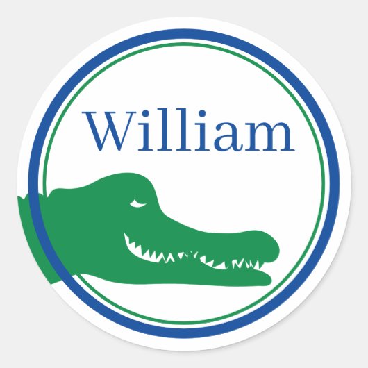 Alligator Custom Sticker (Voorkant)