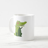Alligator Cute Coffee-Mok Koffiemok (Voorkant links)