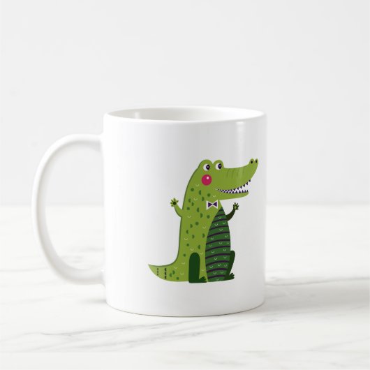 Alligator Cute Coffee-Mok Koffiemok (Links)