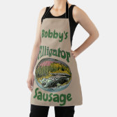 Alligator Design bewerkt en voegt tekst, Schort to (Insitu)