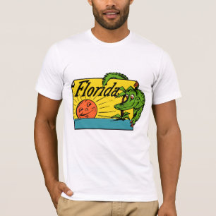 Alligator Design uit Florida van de jaren 1950 T-shirt