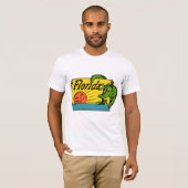 Alligator Design uit Florida van de jaren 1950 T-shirt (Voorkant volledig)