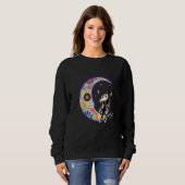 Alligator Dia De Los Muertos Skelet Trui (Voorkant volledig)