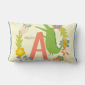 Alligator Dierenalfabet-serie Kussen (Achterkant)