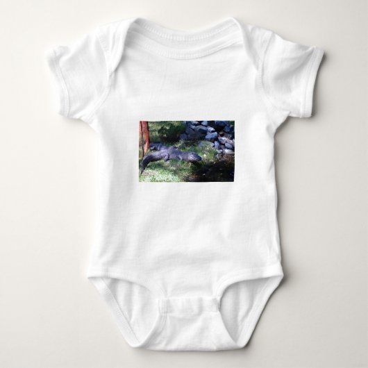 Alligator! Dierenpark ontwerp Romper (Voorkant)