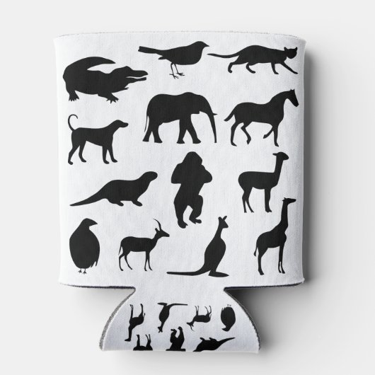 Alligator Diervogel Krokodil Dog Elephant Blikjeskoeler (Achterkant)