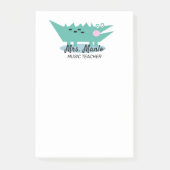 Alligator Docenten Scriptnaam Post-it® Notes (Voorkant)