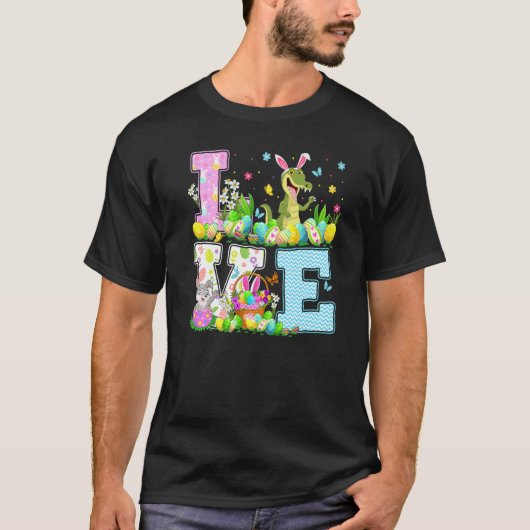 Alligator Easter Egg Hunt Funny Love Alligator Eas T-shirt (Voorkant)