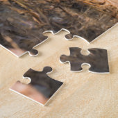 Alligator en Carrao vogel in de watergebieden van  Legpuzzel (Zijkant)