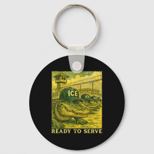 Alligator Everglades Florida Ijs Parodie Grappig R Sleutelhanger