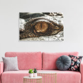 ALLIGATOR EYE CLOSE-UP CANVAS AFDRUK (Insitu (Woonkamer))