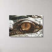 ALLIGATOR EYE CLOSE-UP CANVAS AFDRUK (Voorkant)