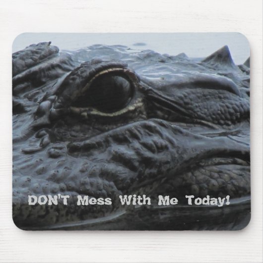Alligator Eye Mousepad Muismat (Voorkant)