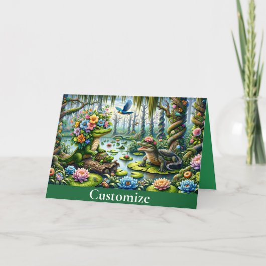 Alligator Fantasie Moeras Thunder_Cove (Voorkant)