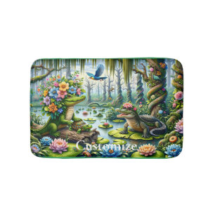 Alligator Fantasie Moeras Thunder_Cove Badmat