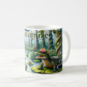 Alligator Fantasie Moeras Thunder_Cove Koffiemok (Voorkant rechts)