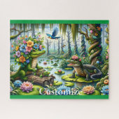 Alligator Fantasie Moeras Thunder_Cove Legpuzzel (Horizontaal)