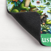 Alligator Fantasie Moeras Thunder_Cove Muismat (Hoek)