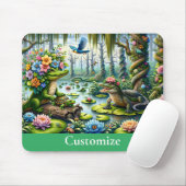 Alligator Fantasie Moeras Thunder_Cove Muismat (Met muis)