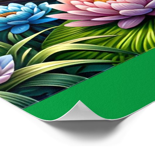 Alligator Fantasie Moeras Thunder_Cove Poster (Hoek)