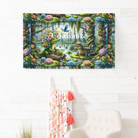 Alligator Fantasie Moeras Thunder_Cove Spandoek (Insitu)