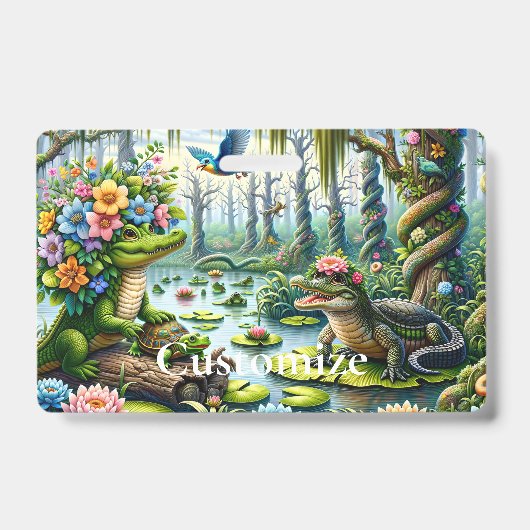 Alligator Fantasy Moeras Thunder_Cove Badge (Voorzijde)