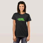 Alligator Favorite Sleep  Alligator Pajama T-shirt (Voorkant volledig)