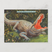 alligator feestdagenkaart (Voorkant)