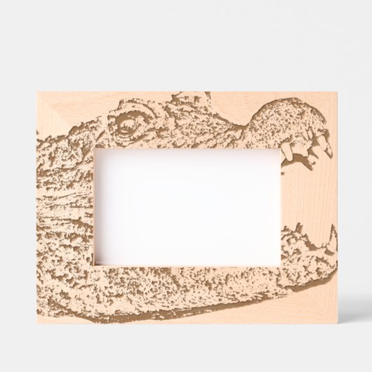 Alligator fotolijst gegraveerde lijstjes (Voorkant)
