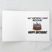ALLIGATOR FUNNY BIRTHDAY BITES CARDS KAART (Binnen)