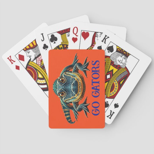 Alligator - Ga naar Gators Pokerkaarten (Achterkant)