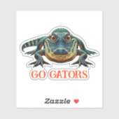 Alligator – Ga naar Gators Sticker (Vel)