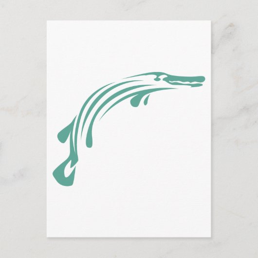 Alligator Gar Fish Briefkaart (Voorkant)