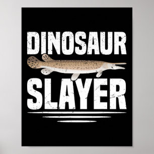 Alligator Gar Gevist Rod Seizoen Alligator Gar Fis Poster