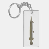 Alligator Gar Sleutelhanger (Voorkant Links)