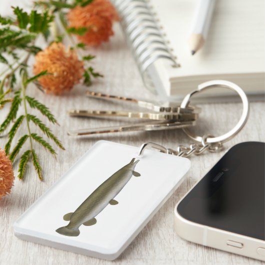 Alligator Gar Sleutelhanger (Voorkant Rechts)