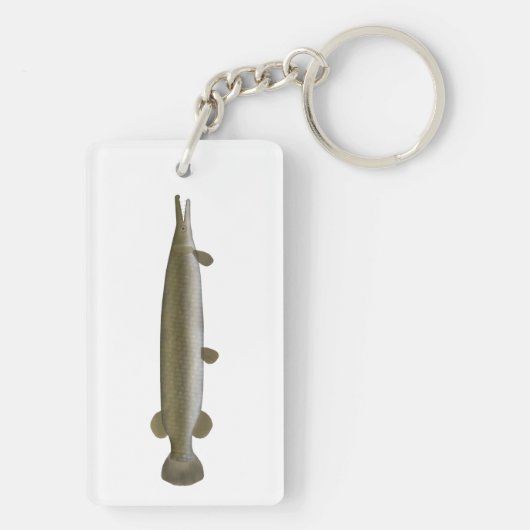 Alligator Gar Sleutelhanger (achterkant)