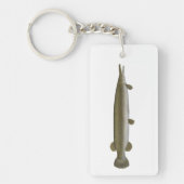 Alligator Gar Sleutelhanger (Voorkant)